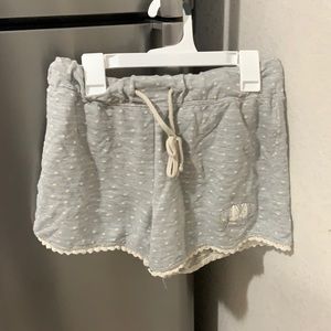 Disney polkadot gray and white shorts